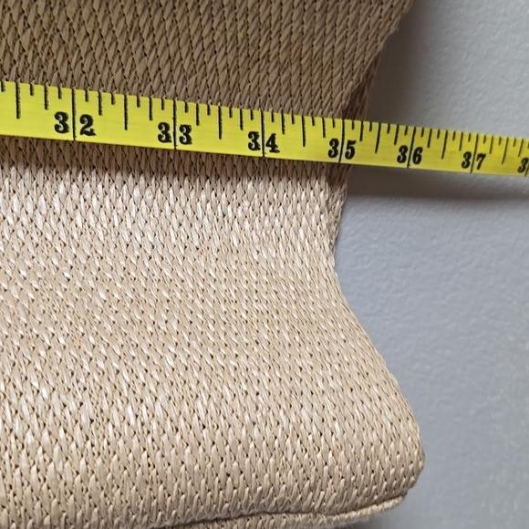 Anthropologie DREW-NWT-Tan/White Sheath Dress Fully Lined-Size 4 - Picture 16 of 16